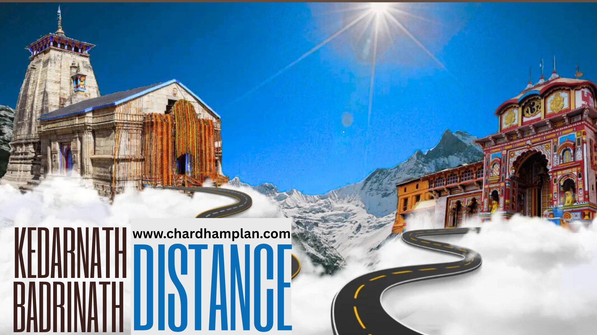 kedarnath to badrinath distance